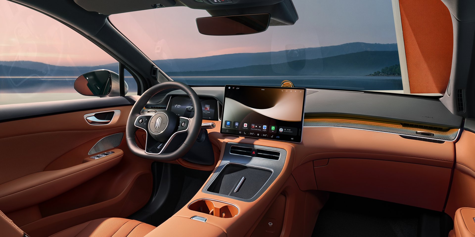 尚界 H5 赤茶橘内饰