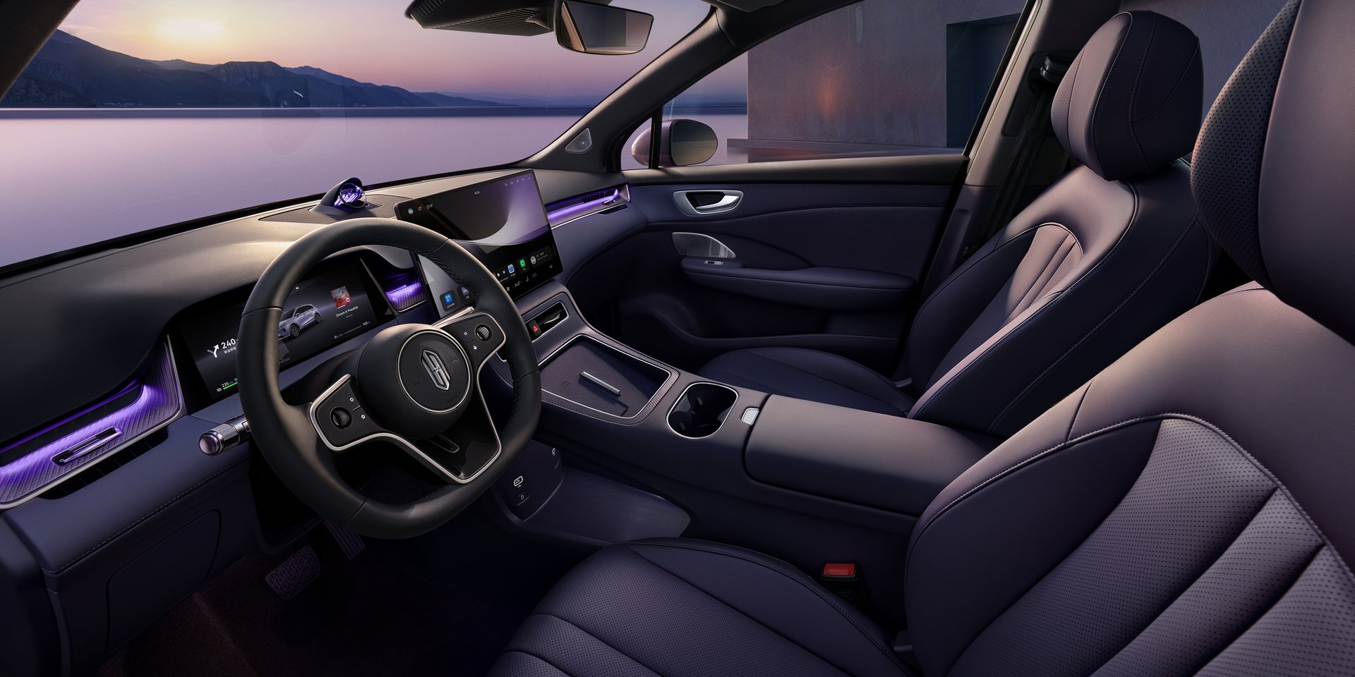 尚界 H5 凝夜紫内饰