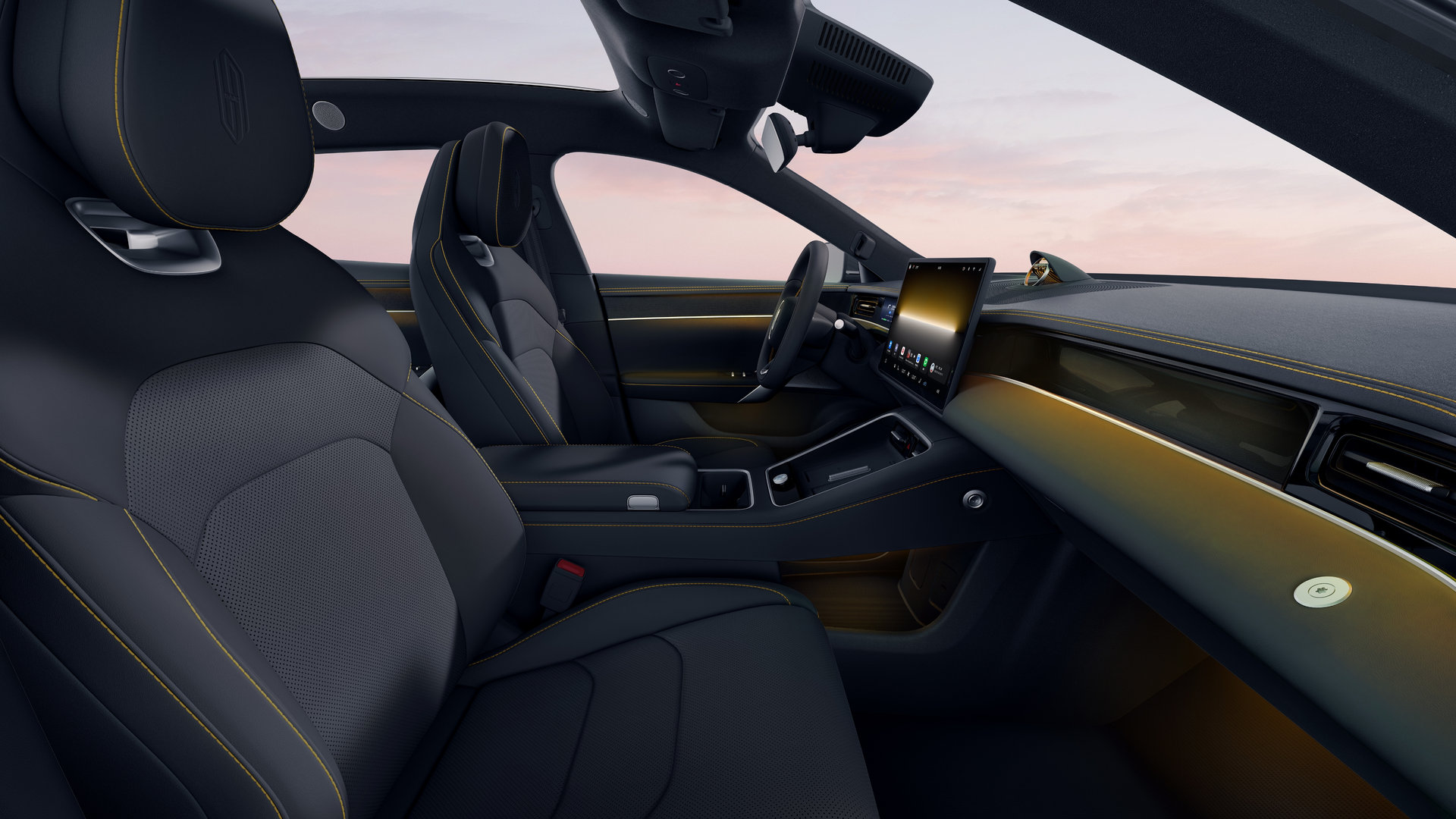 尚界 Z7 系列黑色内饰