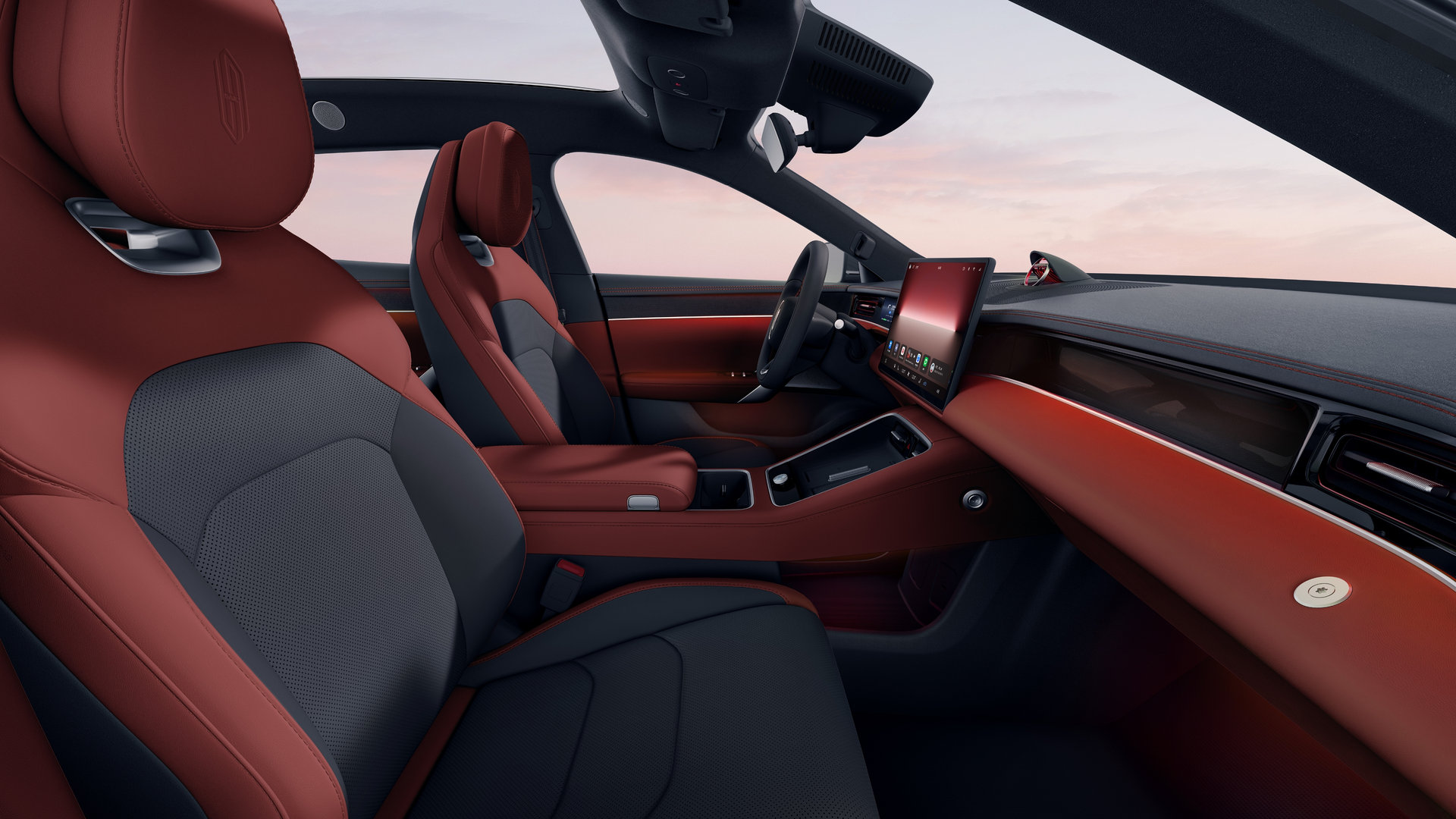 尚界 Z7 系列红色内饰