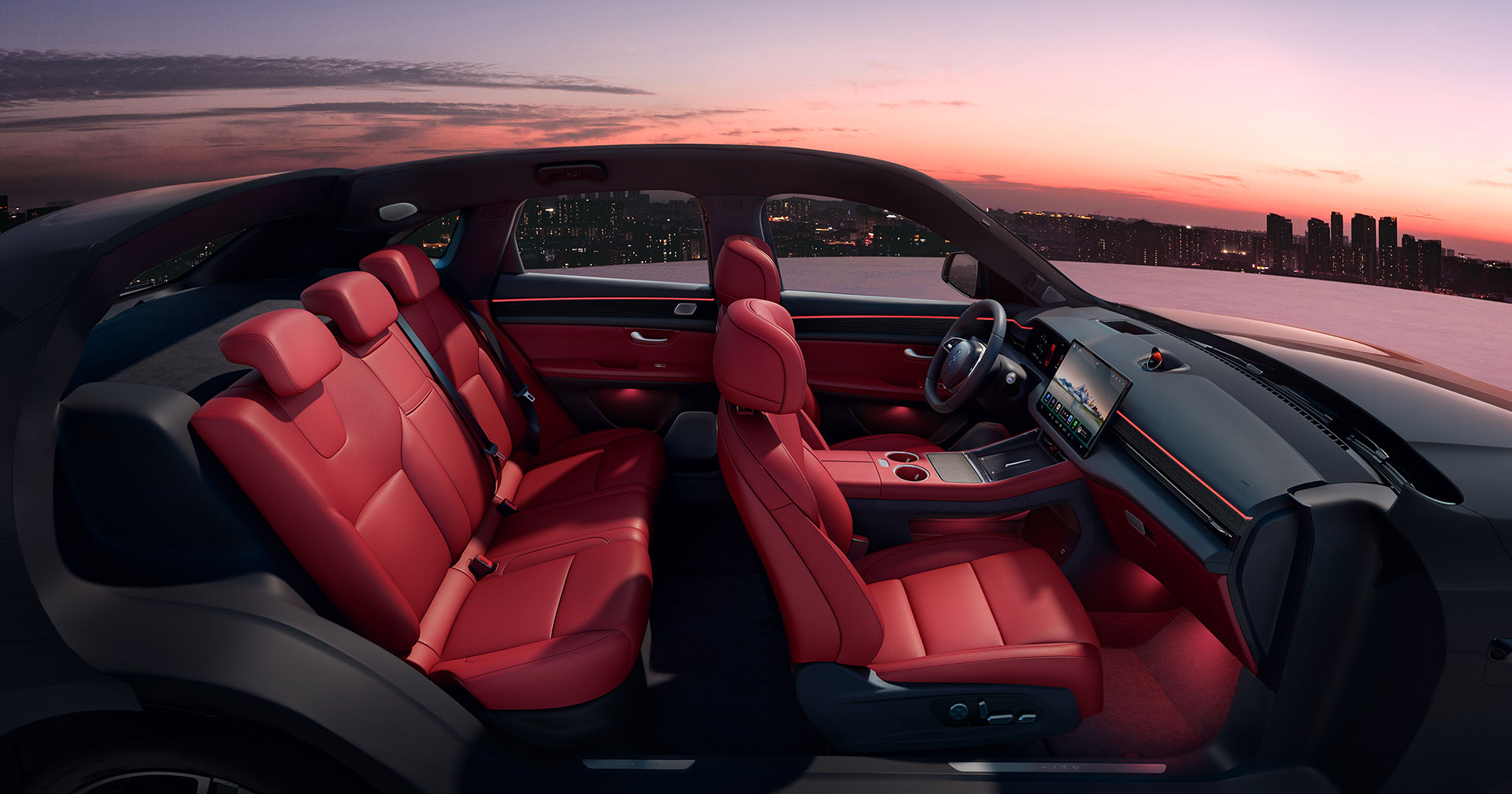 问界 新M5 Ultra 雀羽红