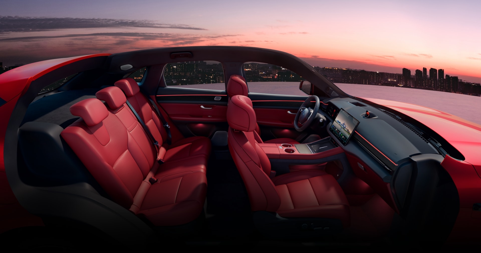 问界 新M5 Ultra 雀羽红