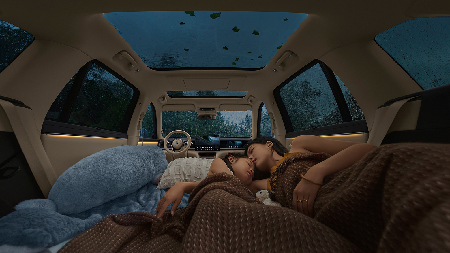 问界 M7 大床模式