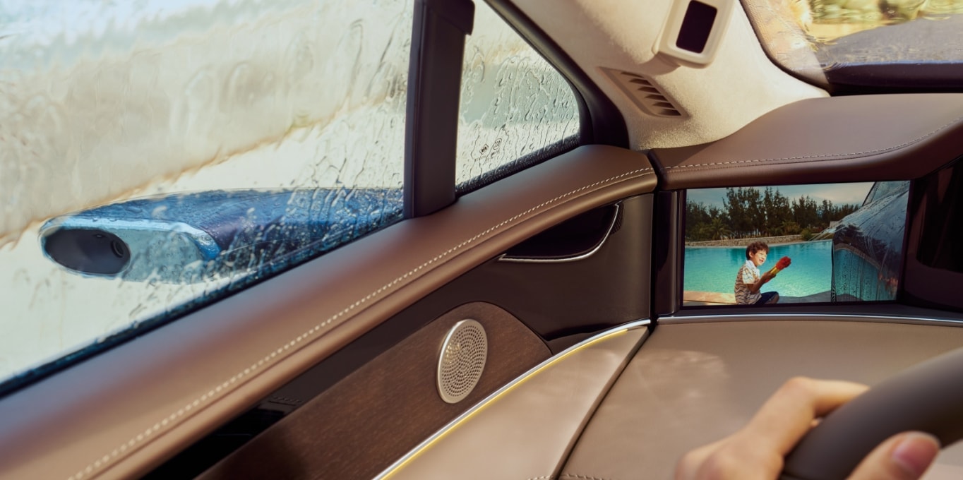 享界 S9 电子外后视镜