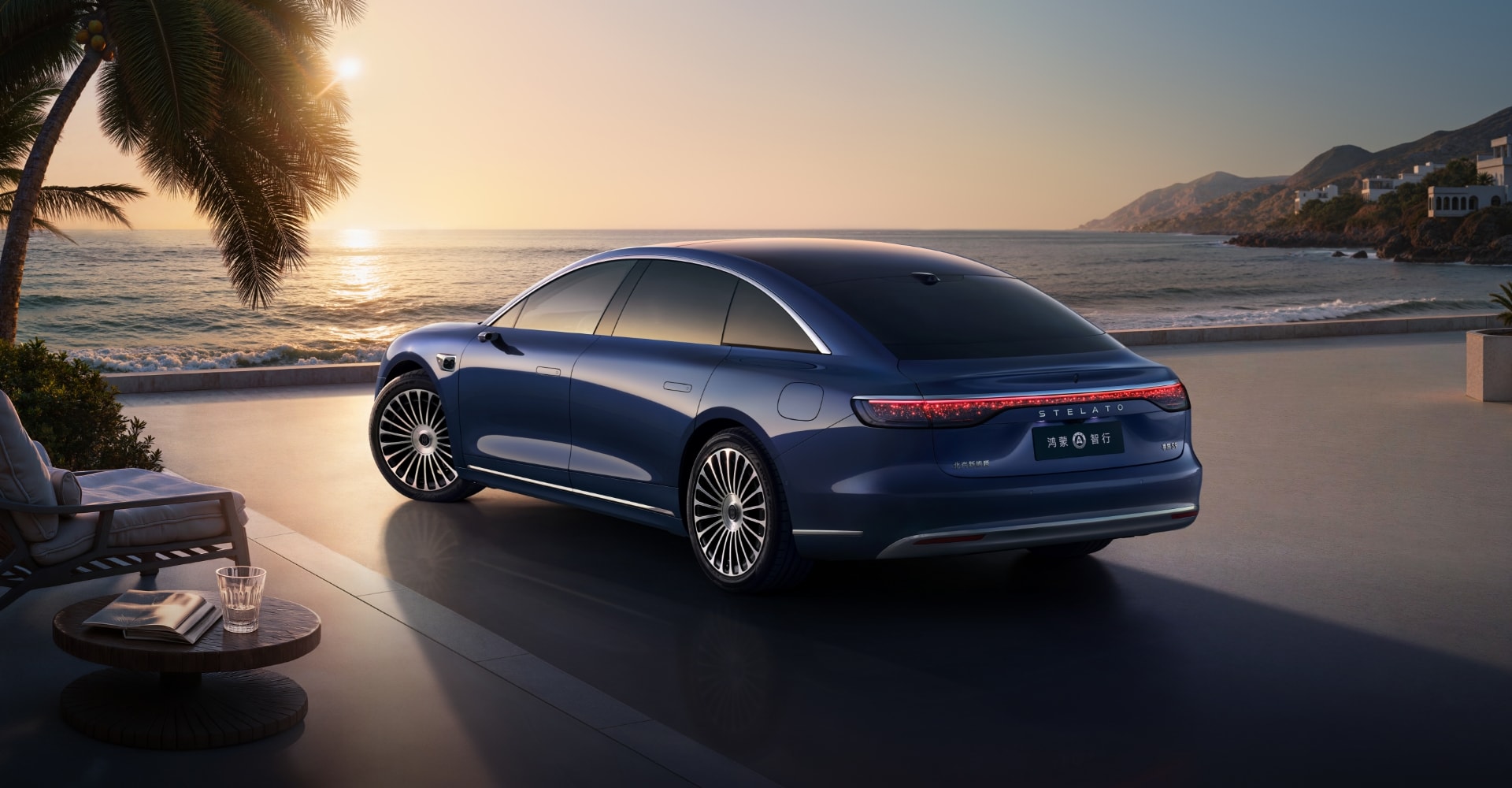 享界 S9 浩宇蓝外观