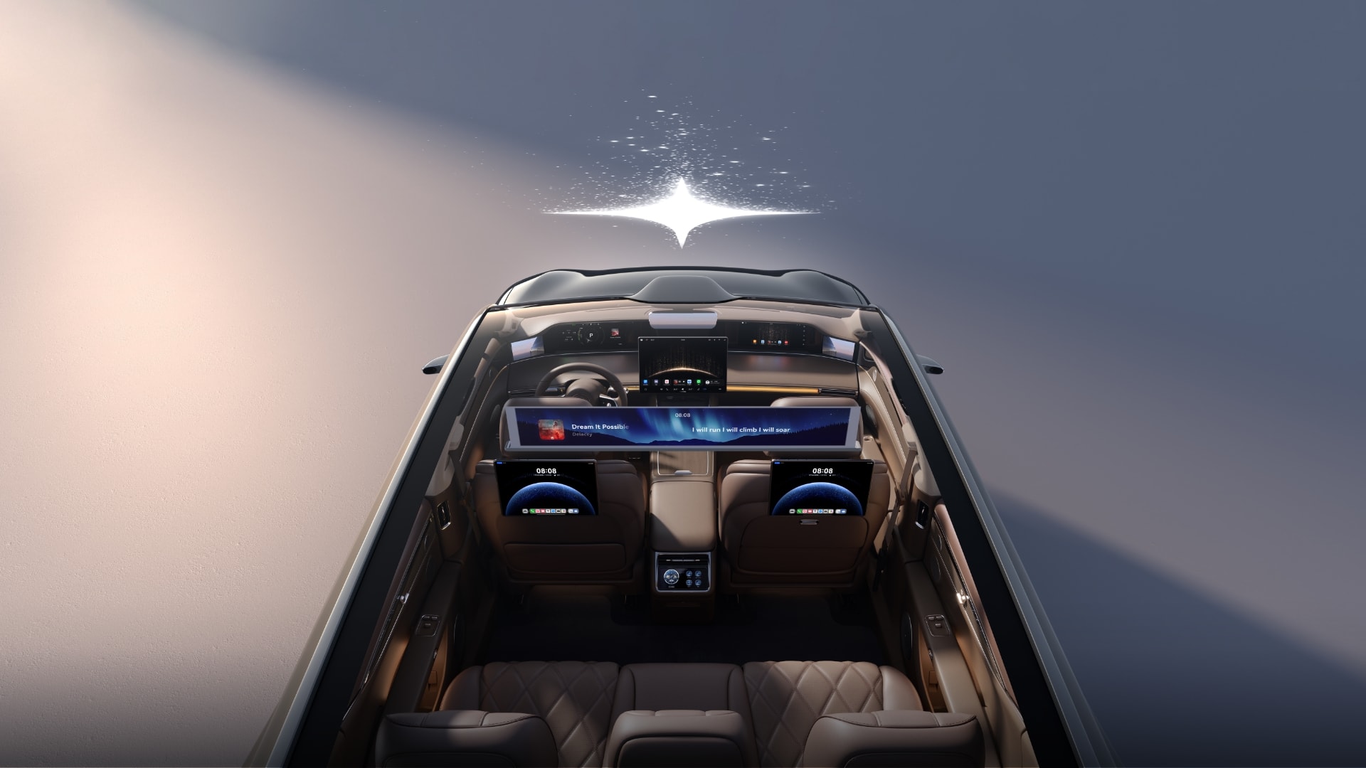 享界 S9 前排视图