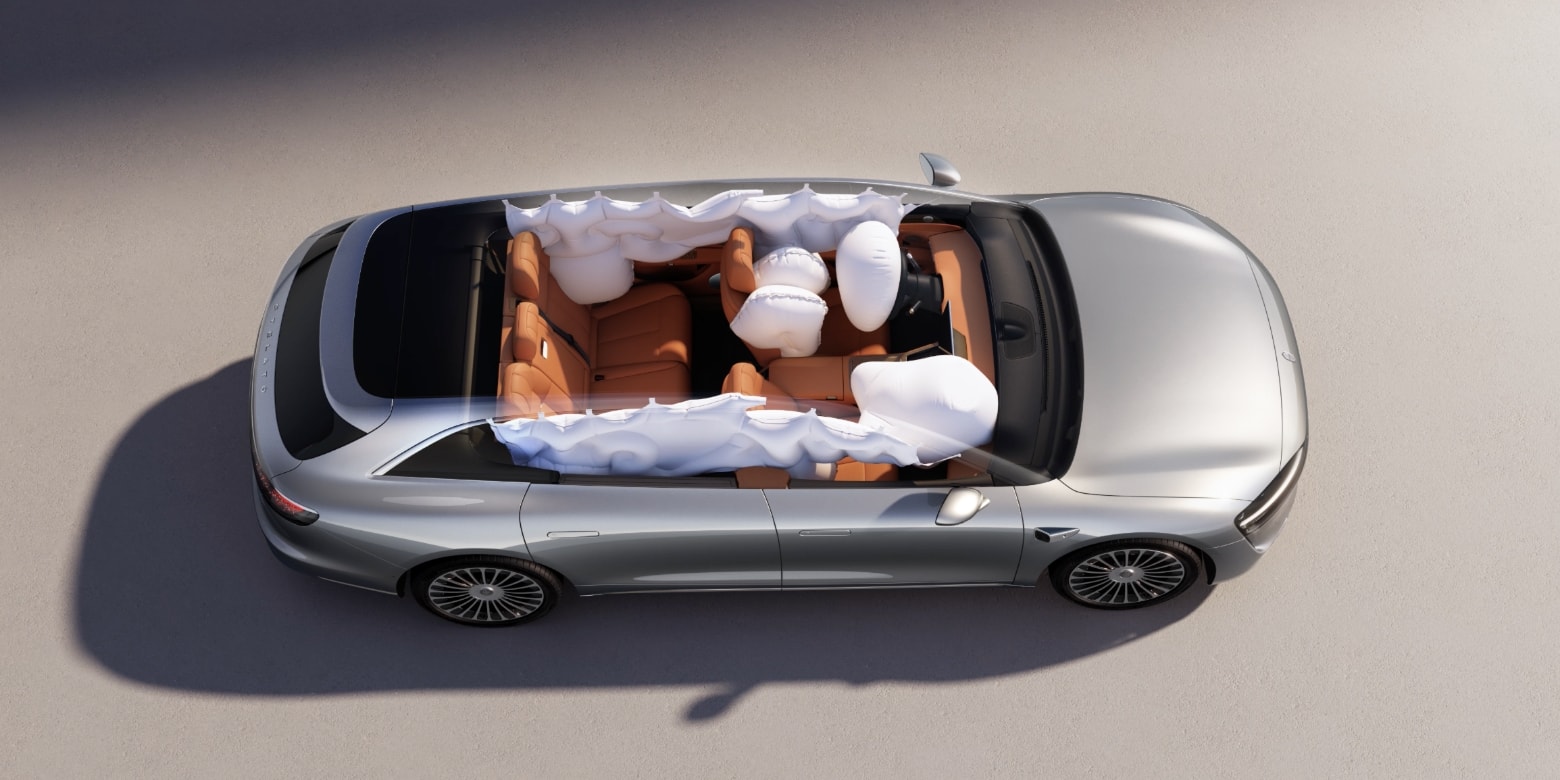 享界 S9T 的安全气囊布局