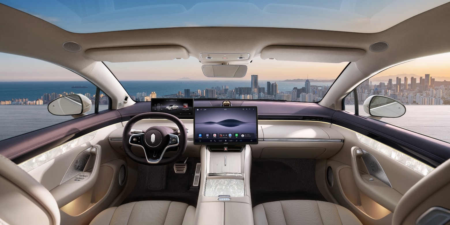 智界 新S7 罗兰紫色内饰