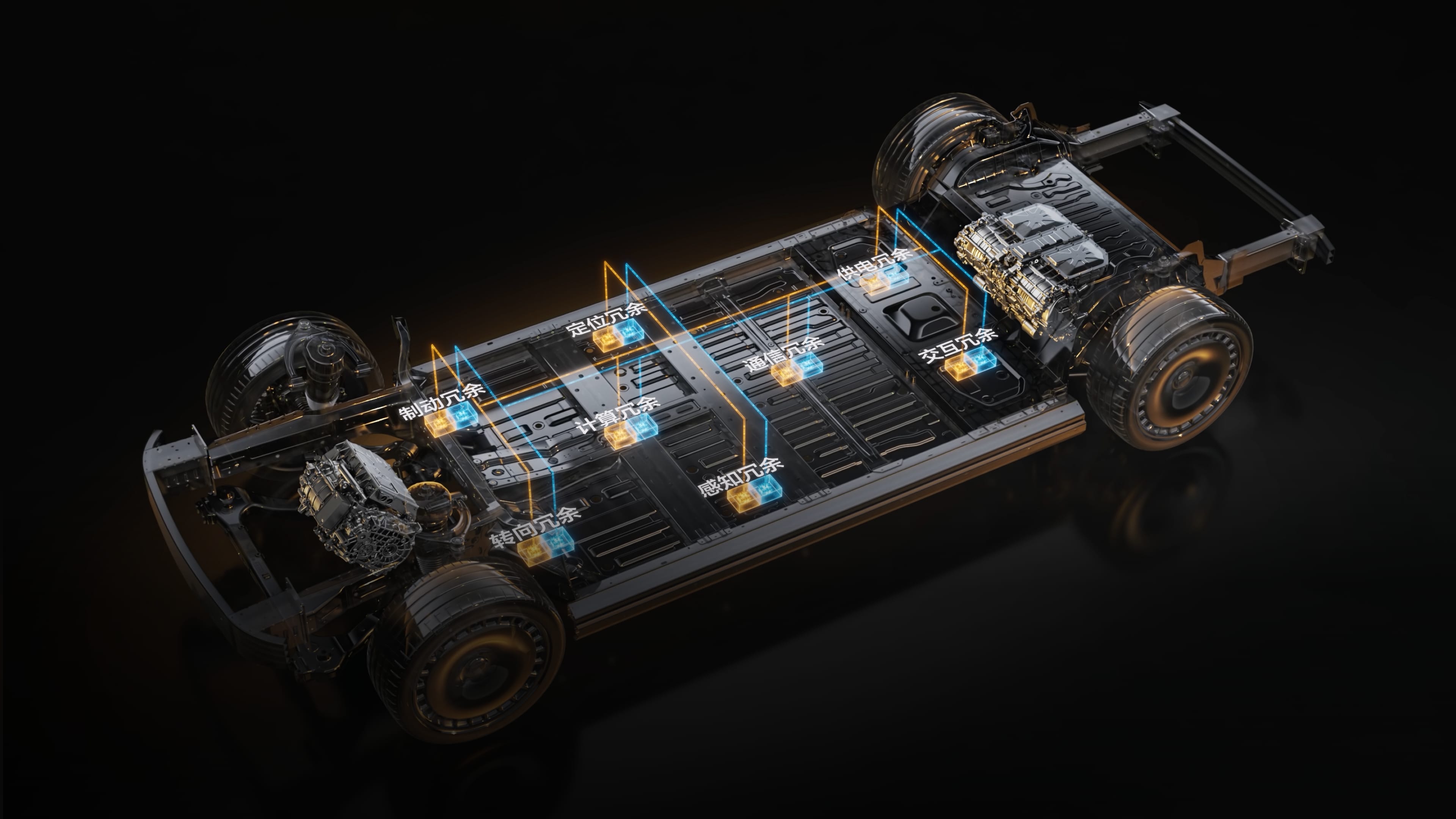 尊界 S800 Grand Design 典藏大观全车 8 重安全冗余视图